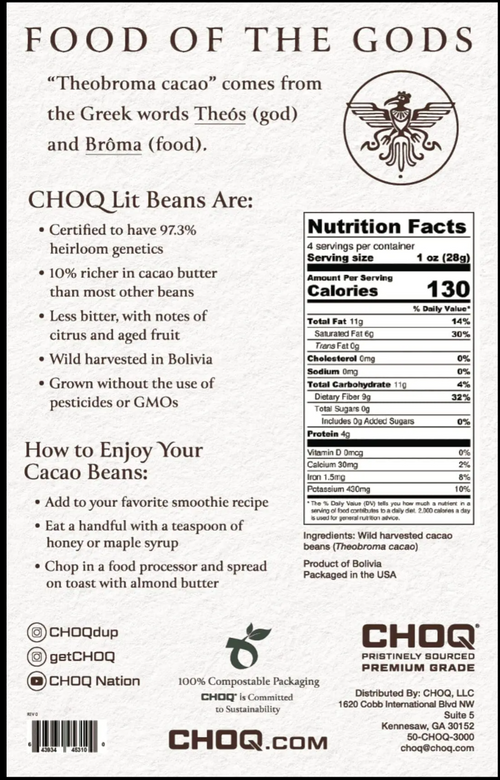 CHOQ Lit Cacao Beans